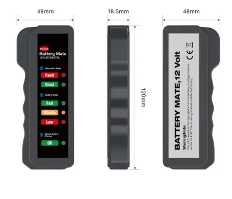 Тестер автомобильного аккумулятора генератора 12V