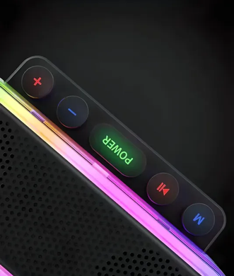 Колонка Bluetooth з підсвічуванням RGB Davin SP01