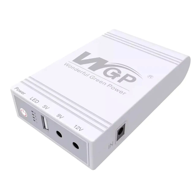 Power Bank УПС/ДБЖ DC UPS Mini WGP 38Wh 10400 mAh - 5V/9V/12V для роутера, терміналу