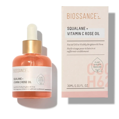 Зволожуюча олія Biossance Squalane + Vitamin C Rose Oil 30ml