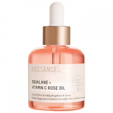 Зволожуюча олія Biossance Squalane + Vitamin C Rose Oil 30ml