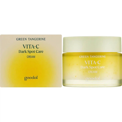 Крем для обличчя Goodal Green Tangerine Vita-C Dark Spot Care Cream з вітаміном C проти пігментації, 50 мл