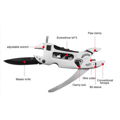 Многофункциональный Мультитул пассатижи 4в1
