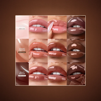 Gisou Glazed Lips Trio &mdash; лімітований набір олій для губ, 3&times;8 мл