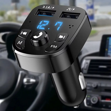 FM Модулятор трансмітер Car Bluetooth 2 USB