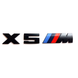 Шильдик емблема BMW X5M на багажник E70 F15 F85 G05