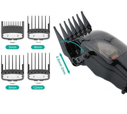 Професійна машинка для стрижки VGR Professional Clipper V-653 з прозорим корпусом