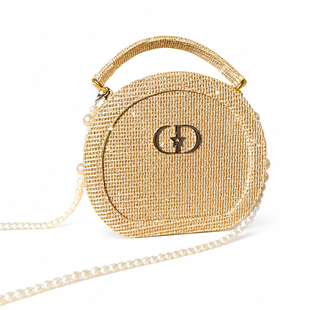 Dior Holiday Sparkling Crossbody Bag with Handle &mdash; сумка через плече з ручкою