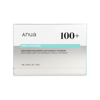 ANUA PDRN Hyaluronic Acid Capsule 100 Serum &ndash; капсульная сыворотка для лица с PDRN и гиалуроновой кислотой, 10&times;1 мл