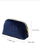 Dior Cosmetic Makeup Bag Navy Velvet &mdash; бархатная косметичка тёмно-синего цвета