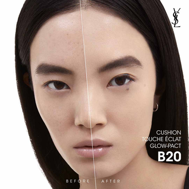 Тональна основа-кушон Yves Saint Laurent Touche &Eacute;clat Glow Pact Cushion B20 Ivory, 12g