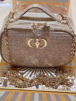 Косметичка-кейс Christian Dior Beauty Gold Vanity Case
