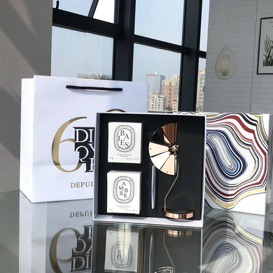 Diptyque Baies & Ambre Carousel Candle Set &mdash; лімітований подарунковий набір свічок, 2&times;70 г