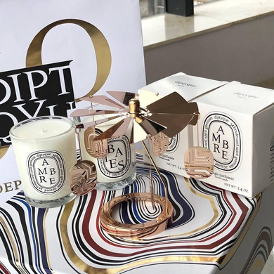 Diptyque Baies & Ambre Carousel Candle Set &mdash; лімітований подарунковий набір свічок, 2&times;70 г